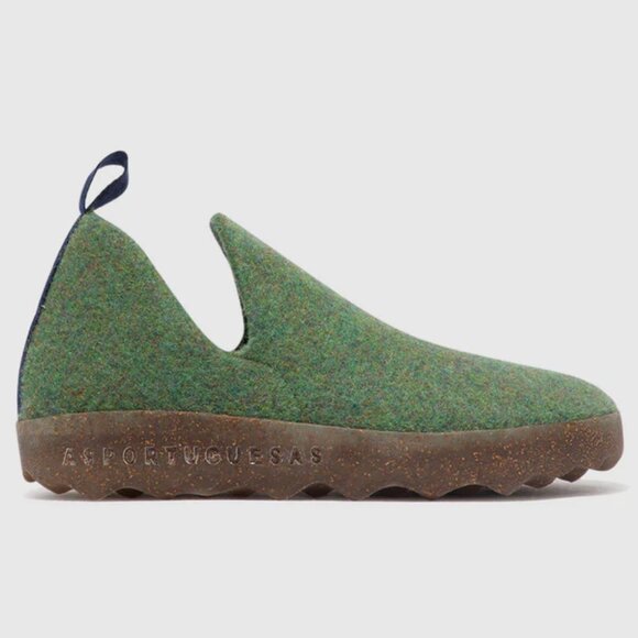 NEW ASPORTUGUESAS Made In Portugal Wool City Comfort Slip On Shoes 259 6M3 - Picture 1 of 7